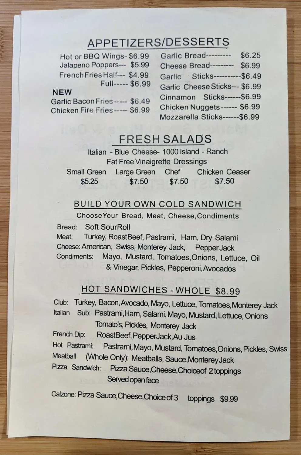 Menu 2