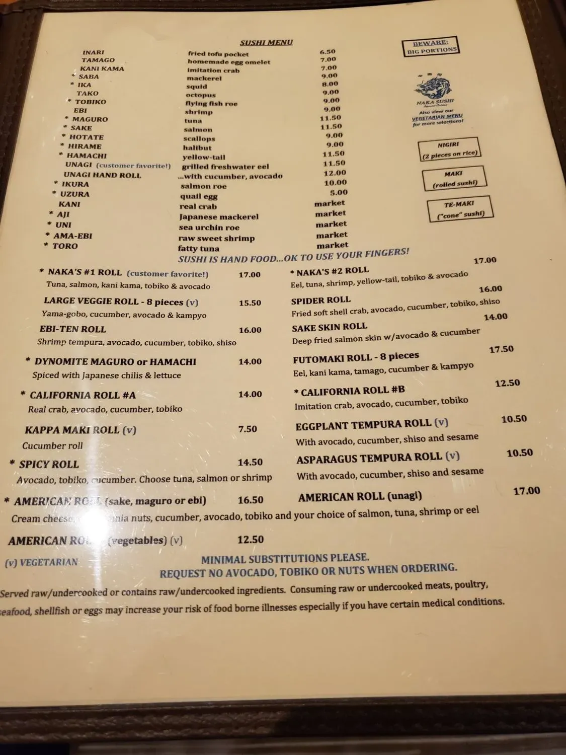 Menu 4