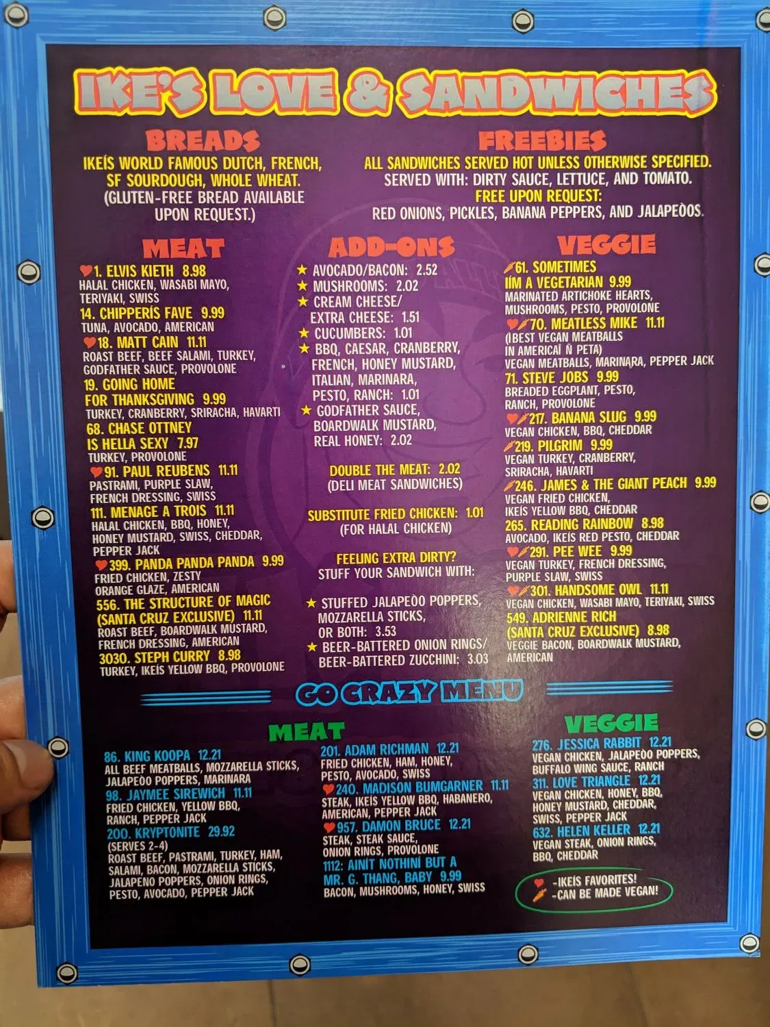 Menu 3