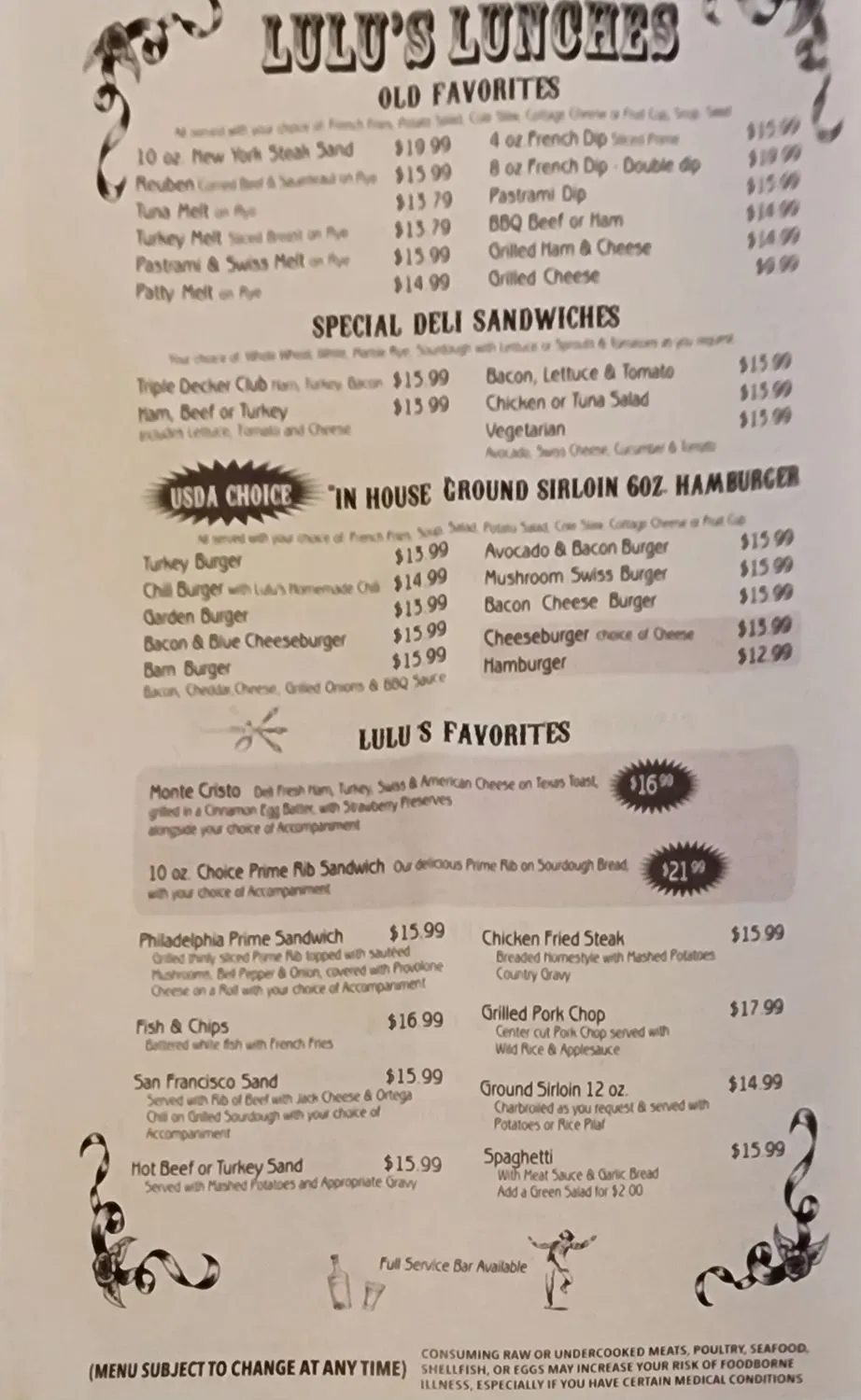 Menu 2