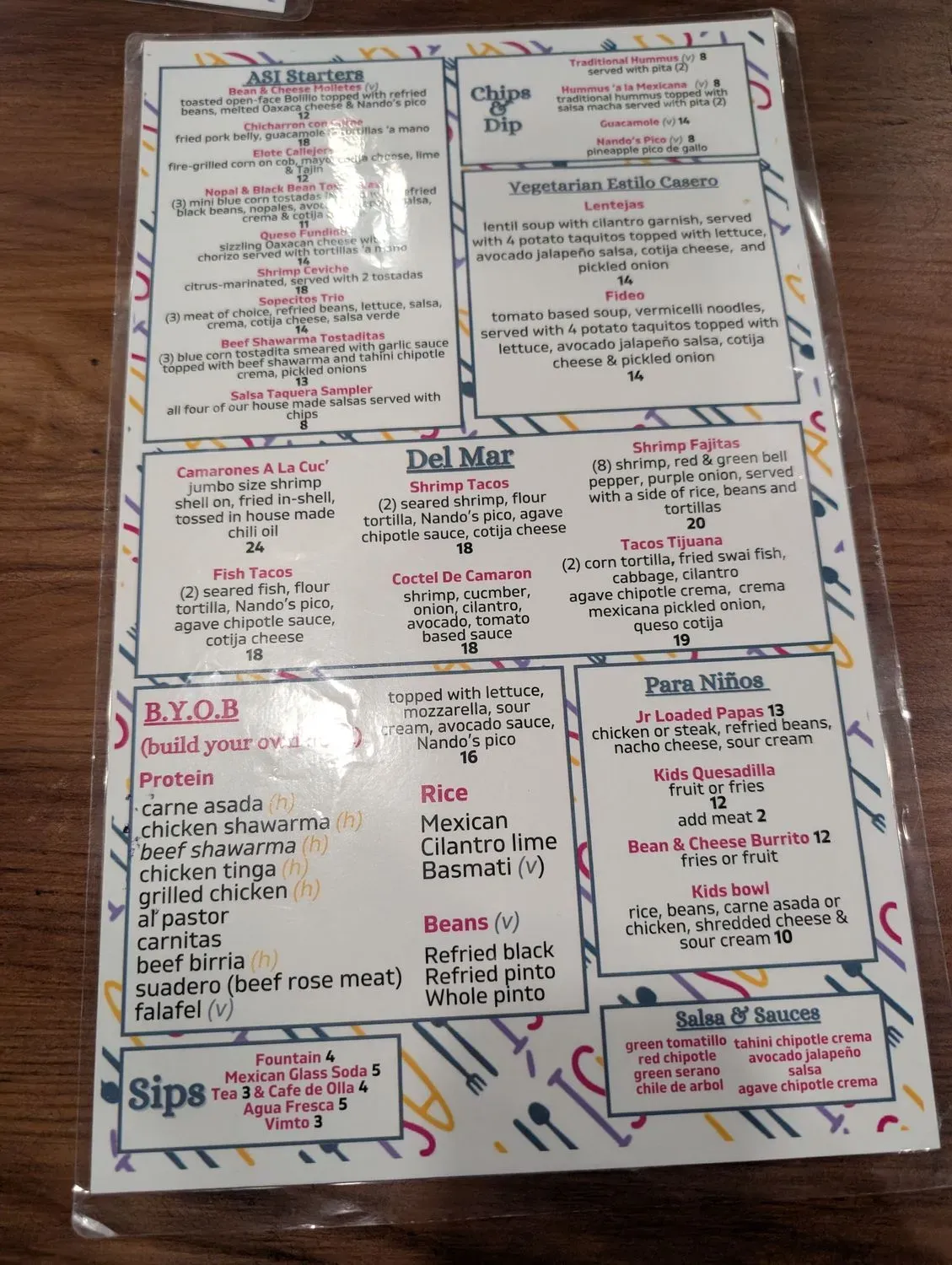 Menu 3