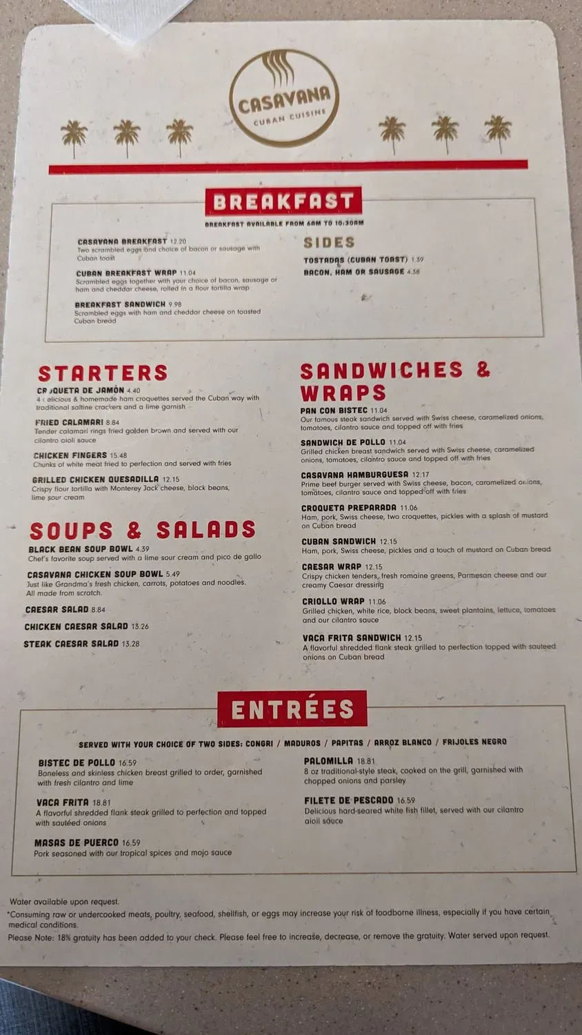 Menu 2