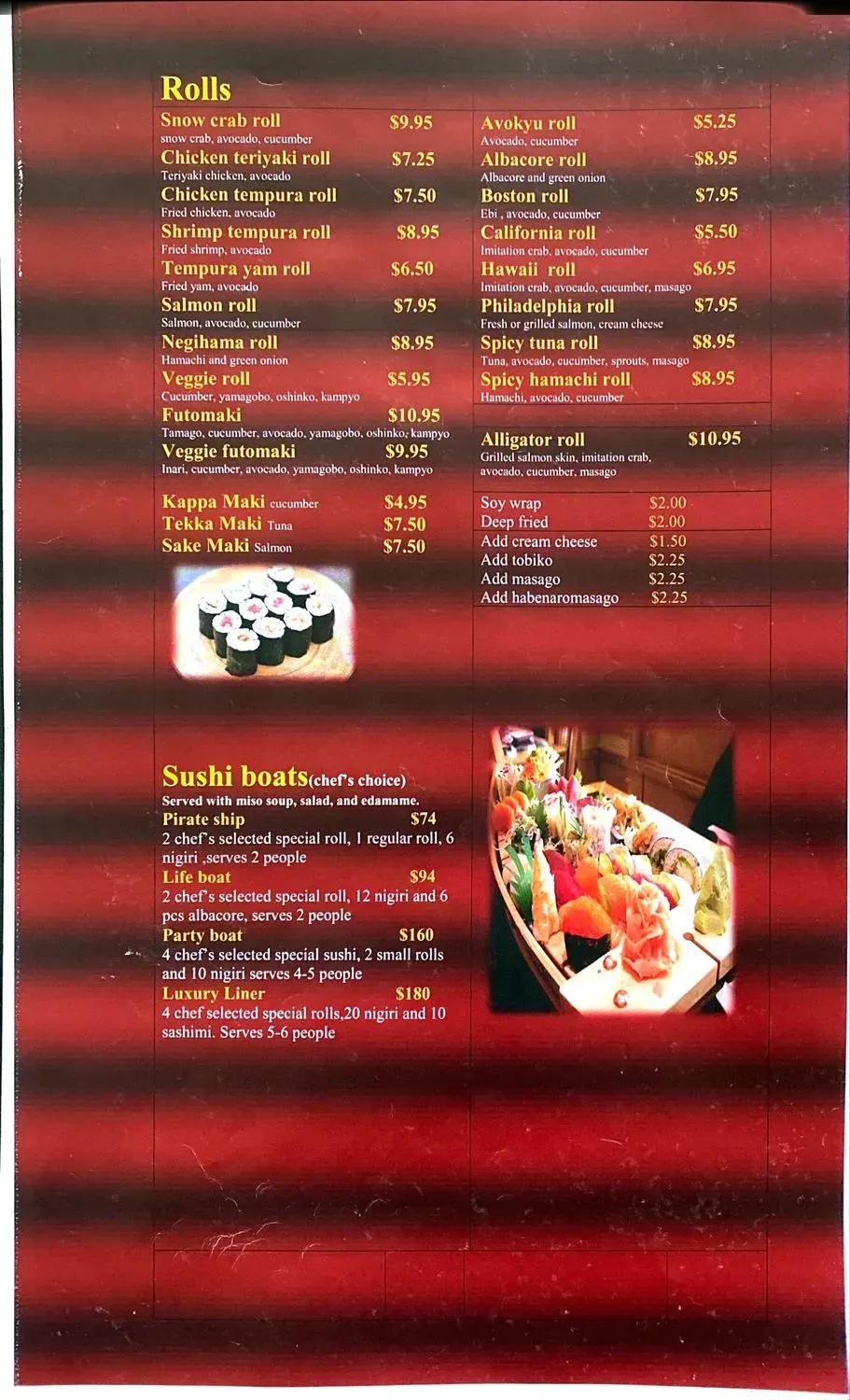 Menu 2