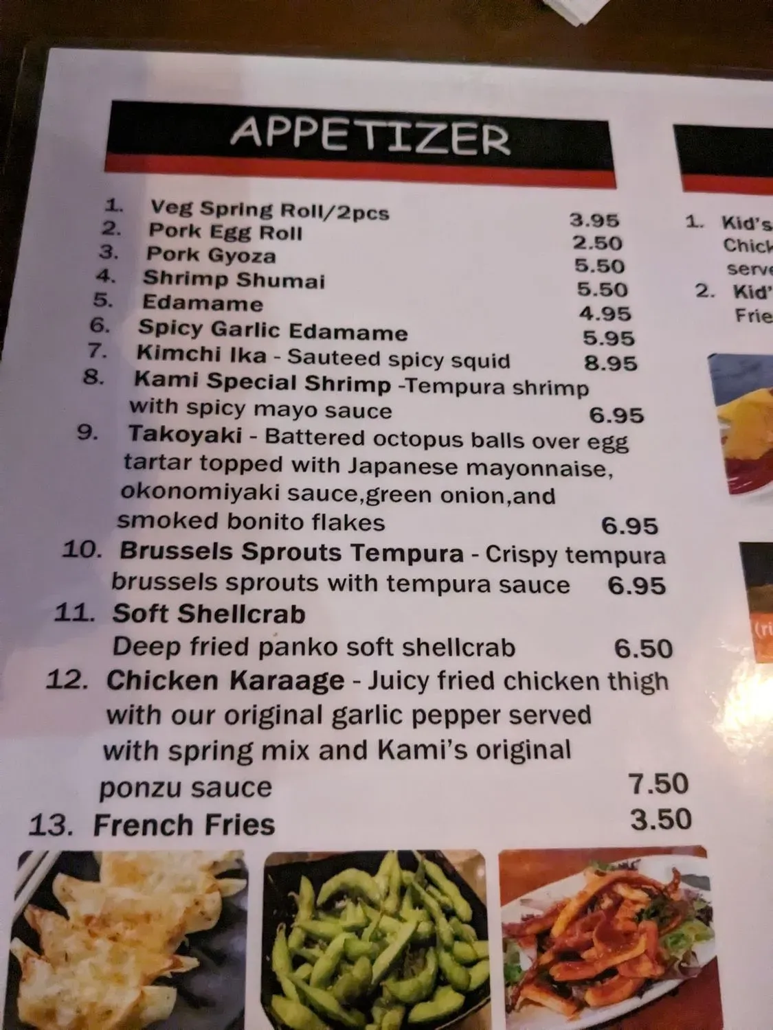 Menu 3