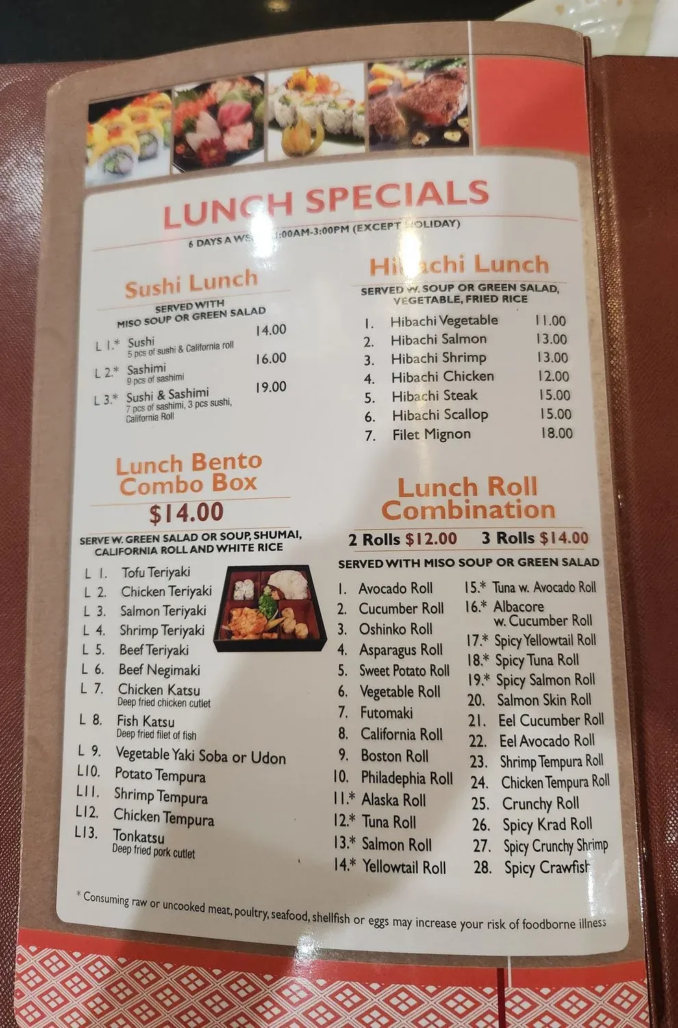 Menu 3