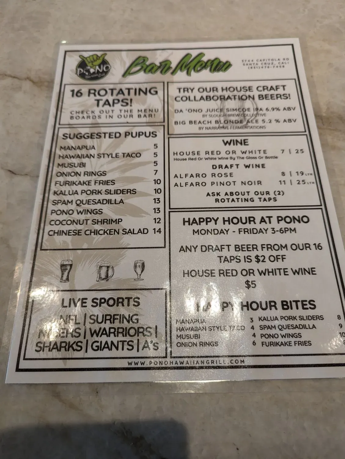 Menu 4