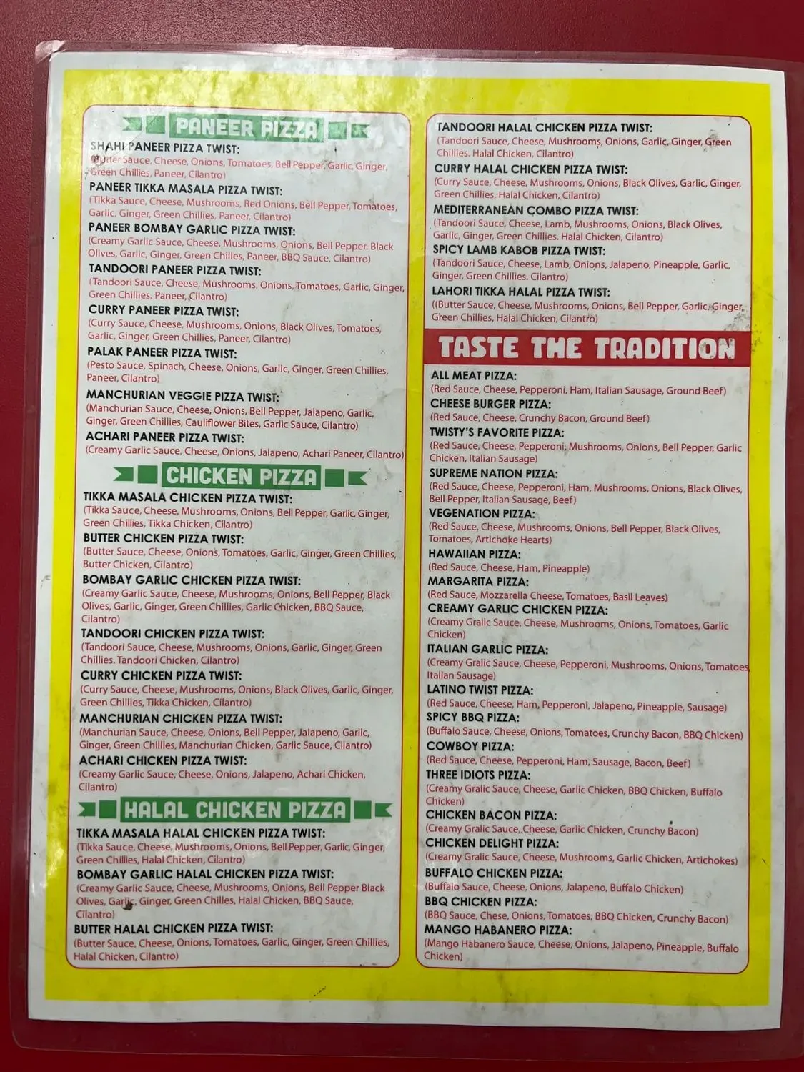 Menu 2