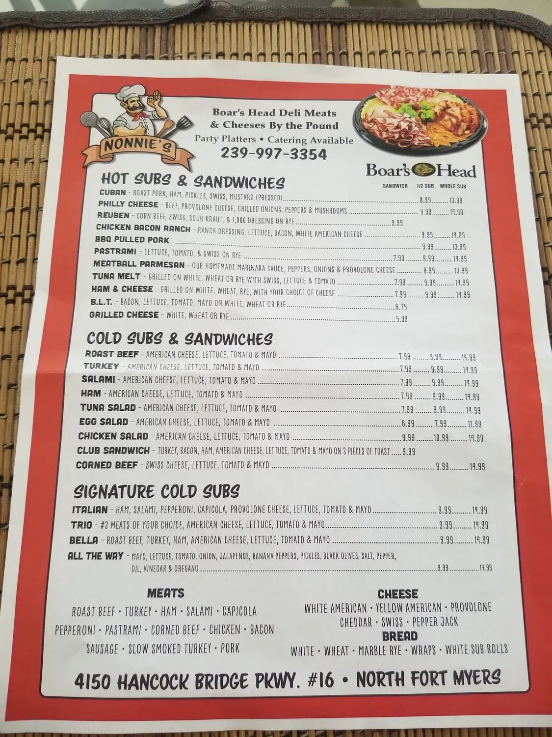 Menu 4