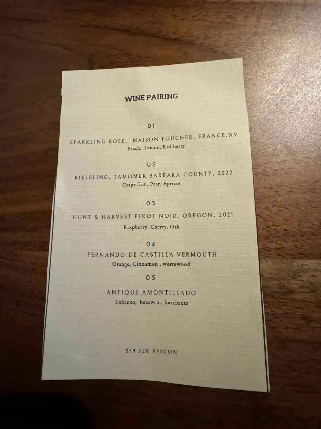 Menu 6