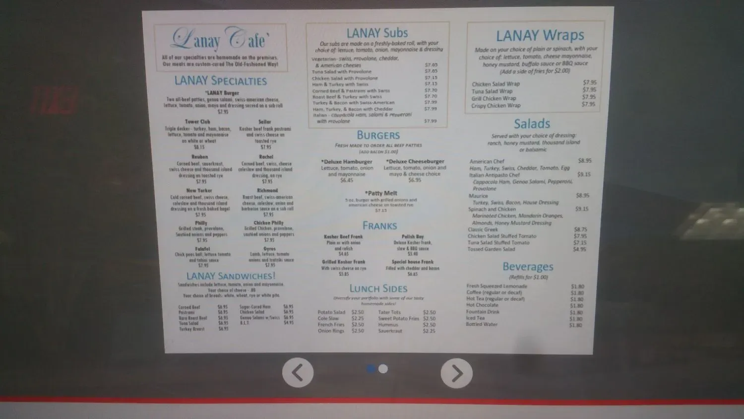 Menu 2