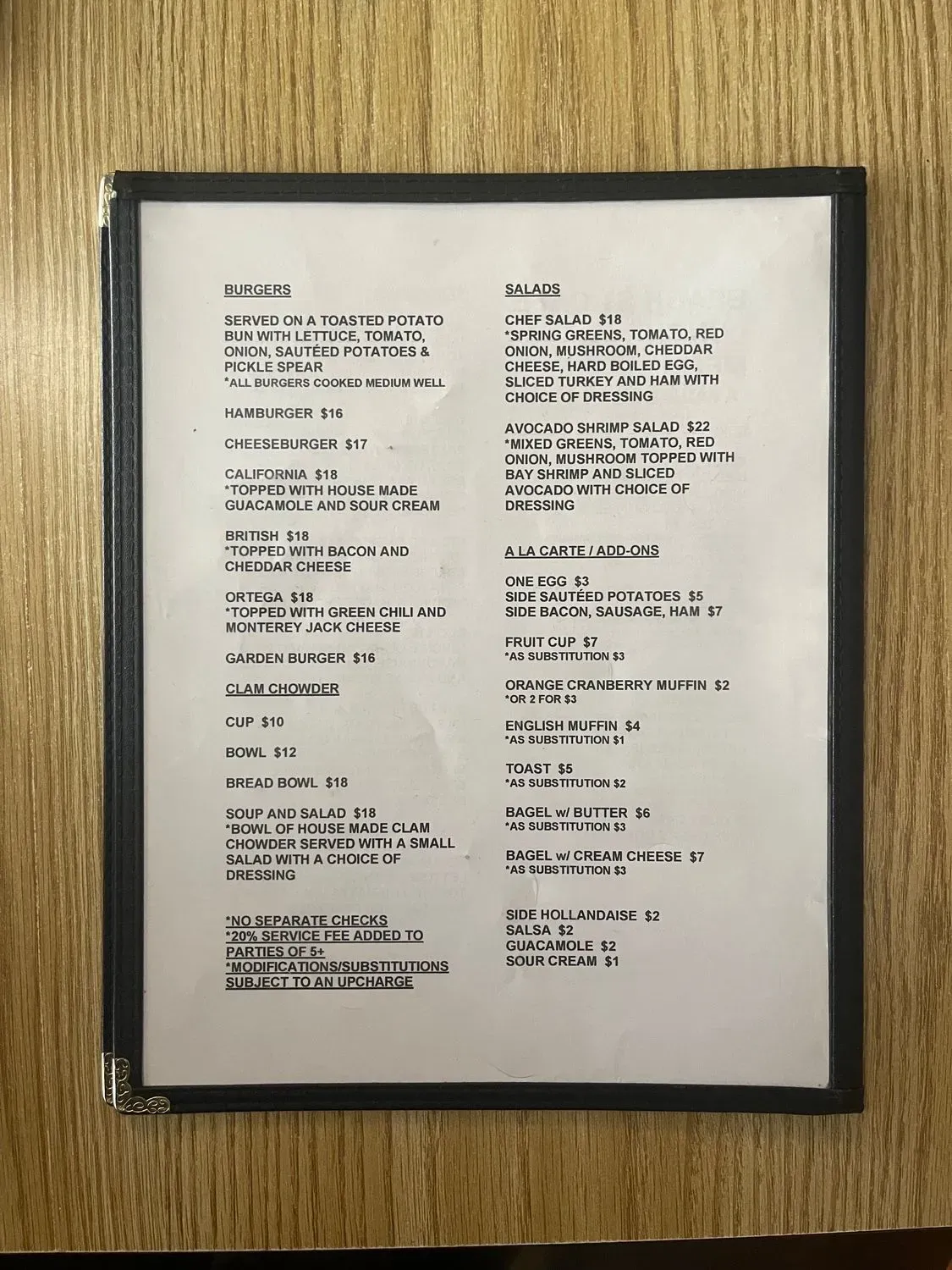 Menu 4