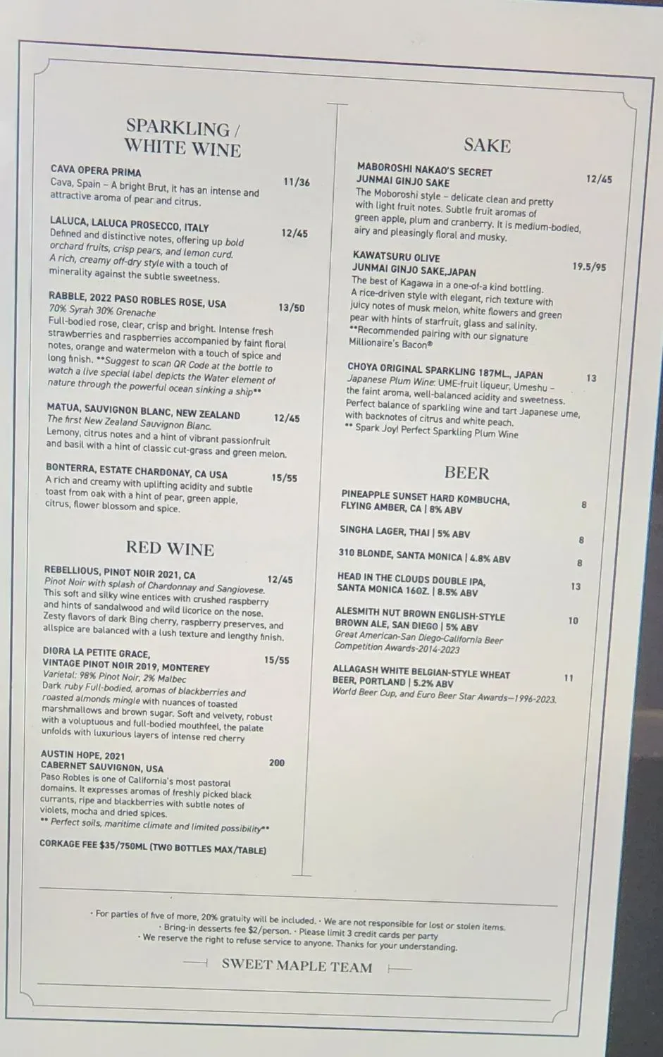 Menu 4