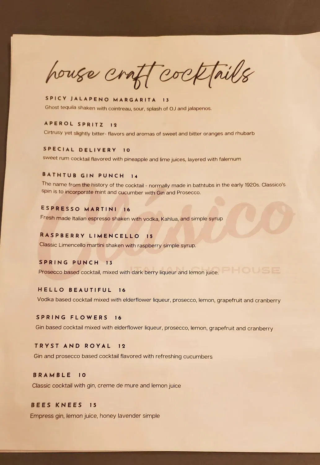 Menu 5