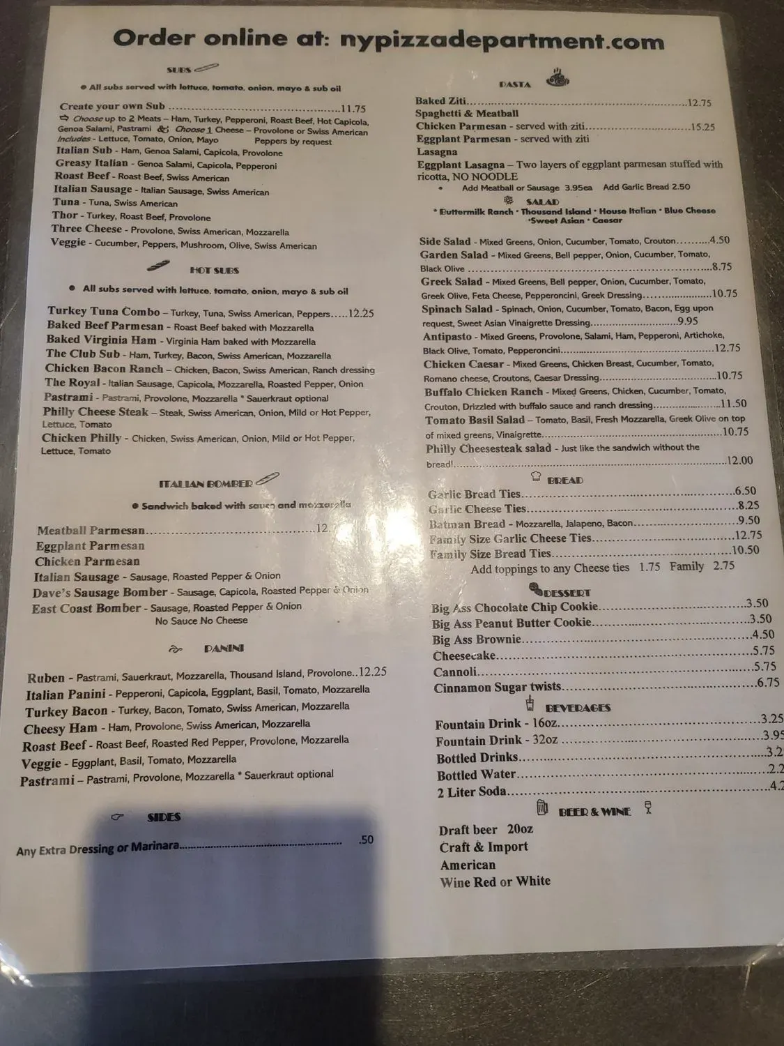 Menu 2