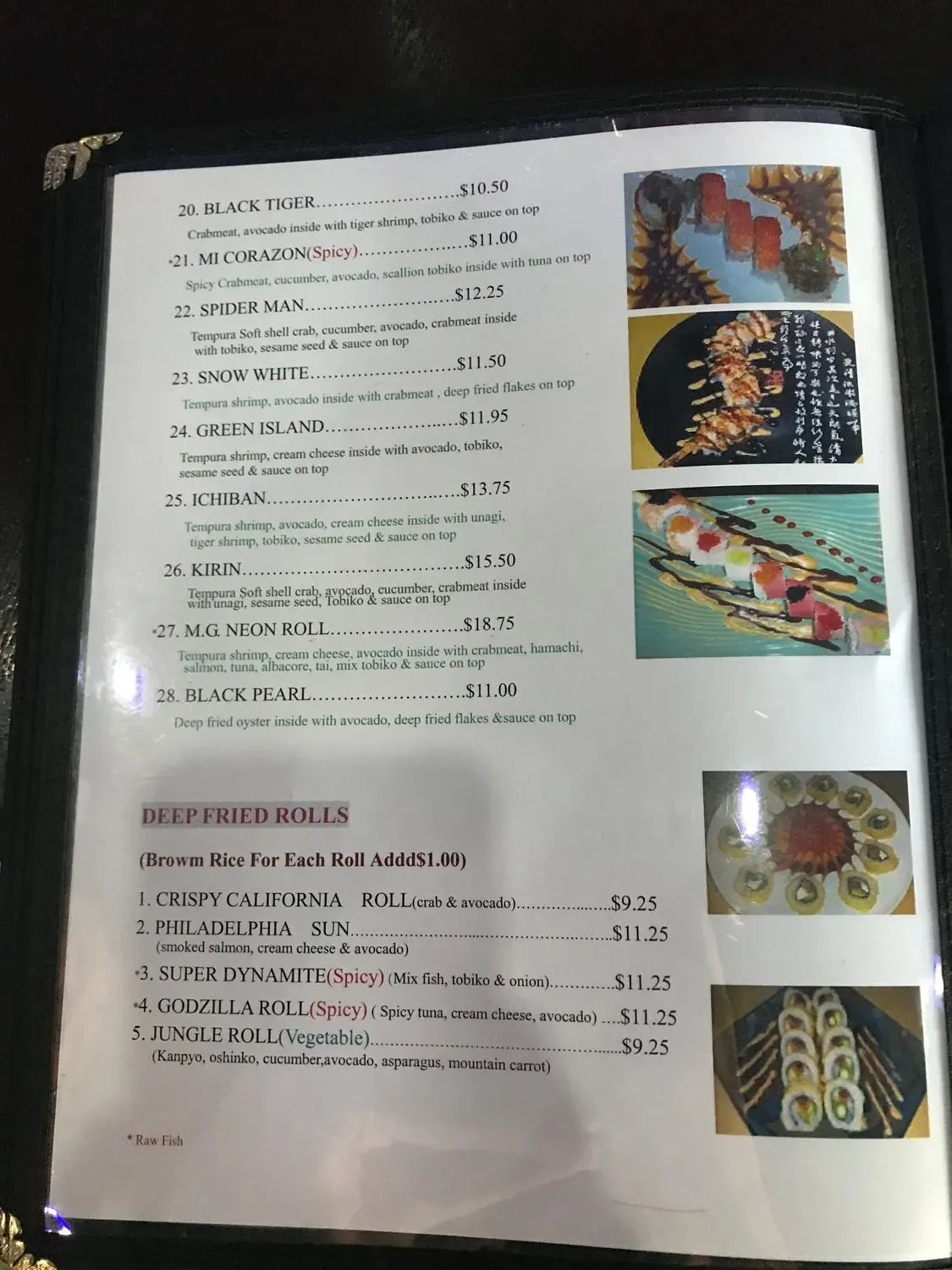 Menu 6