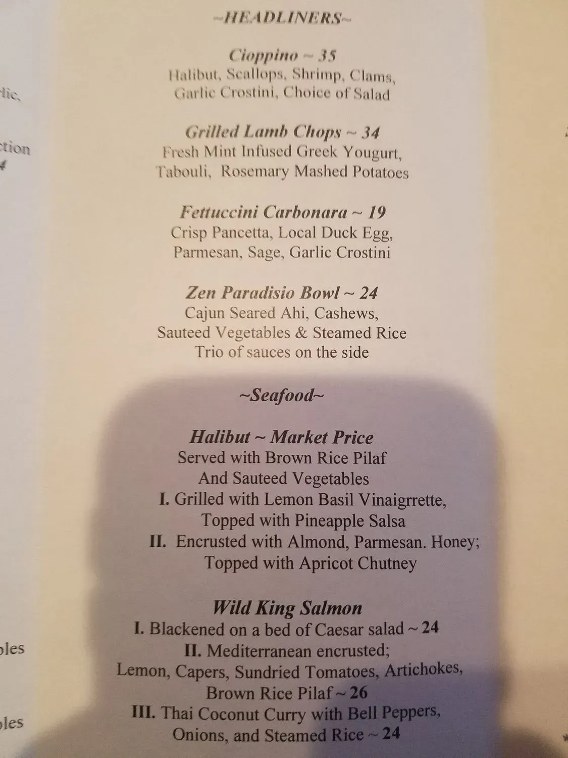 Menu 4