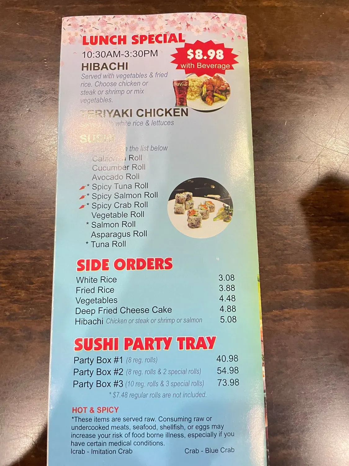 Menu 2