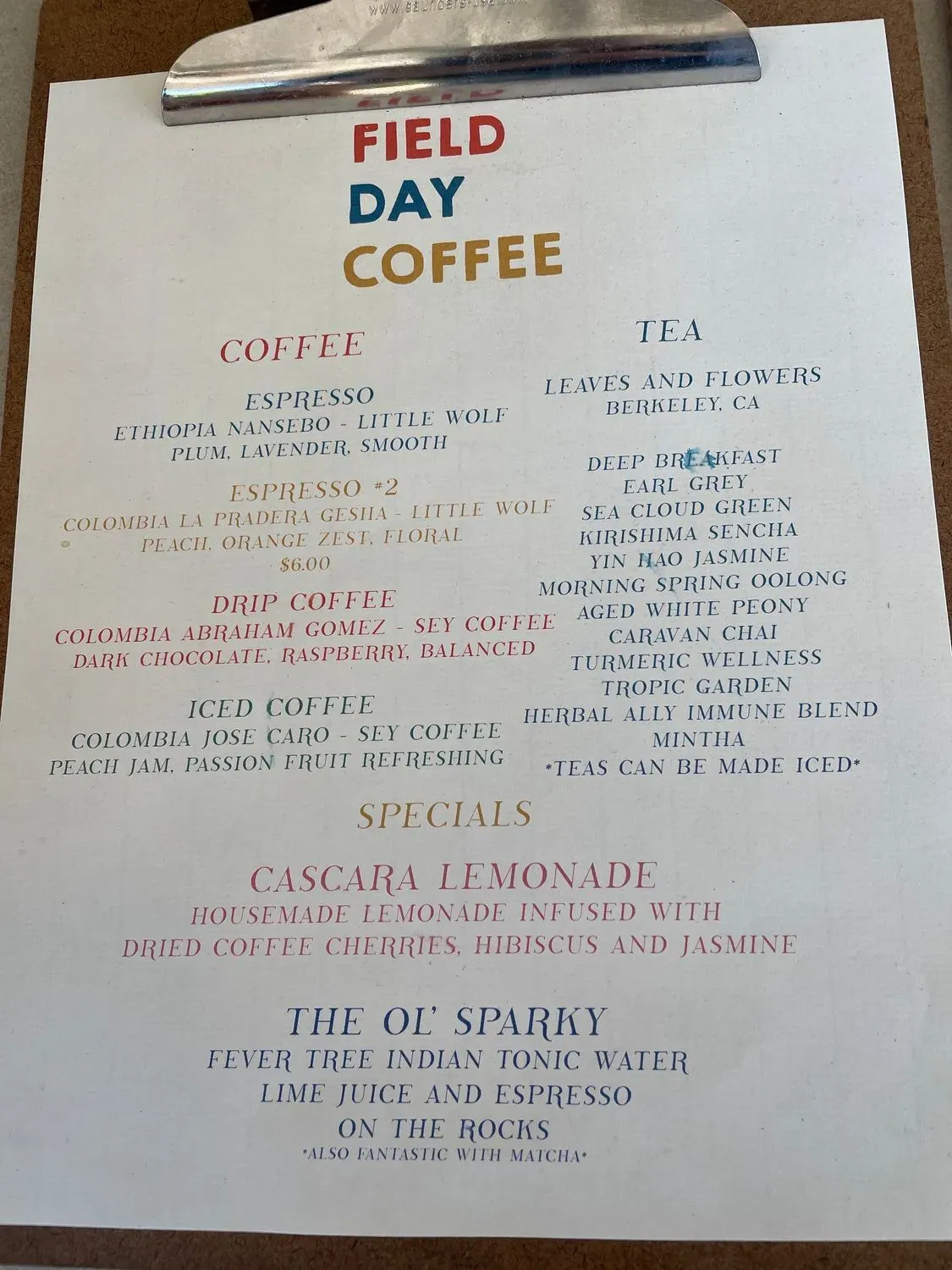 Menu 4