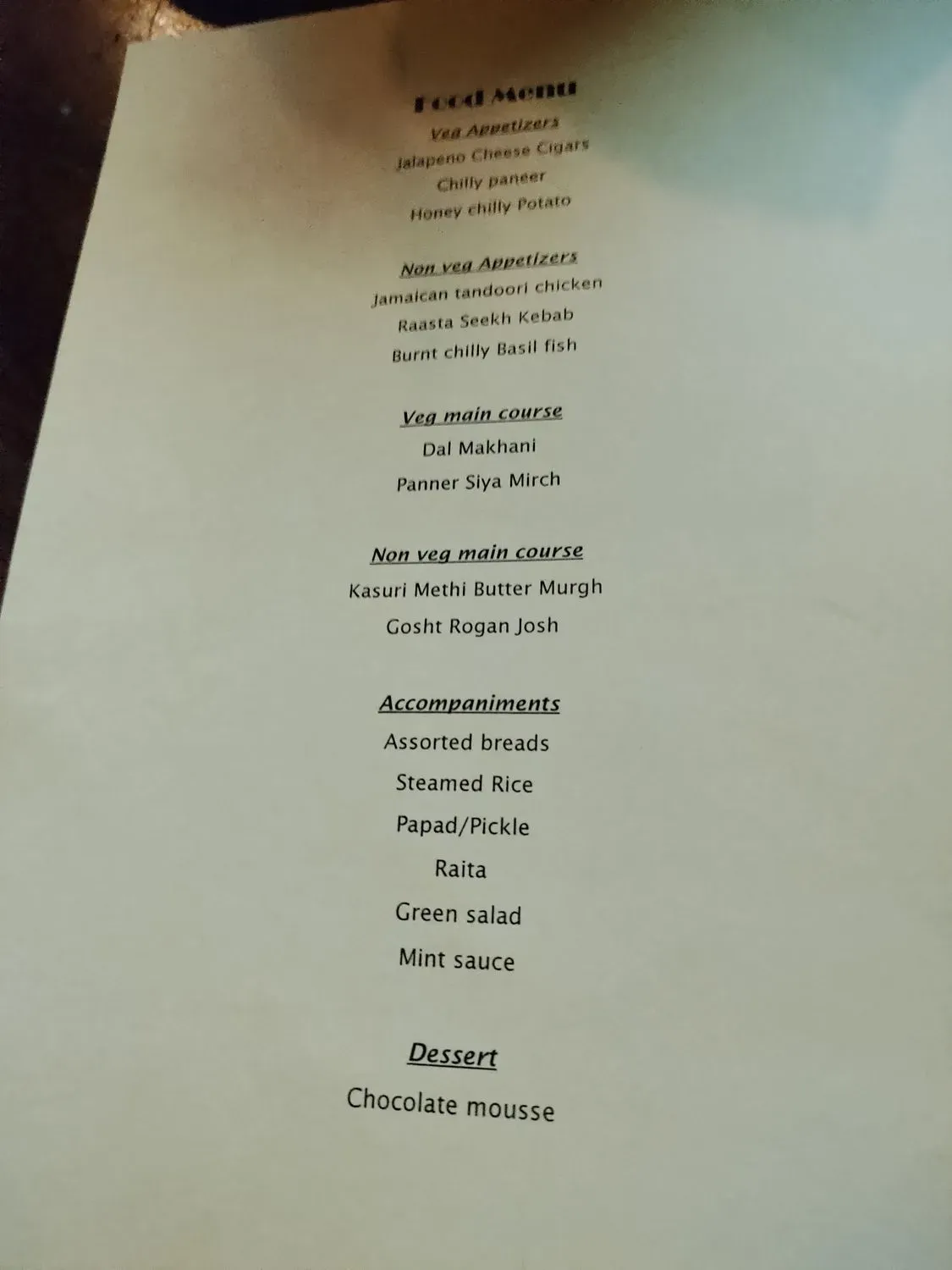 Menu 2