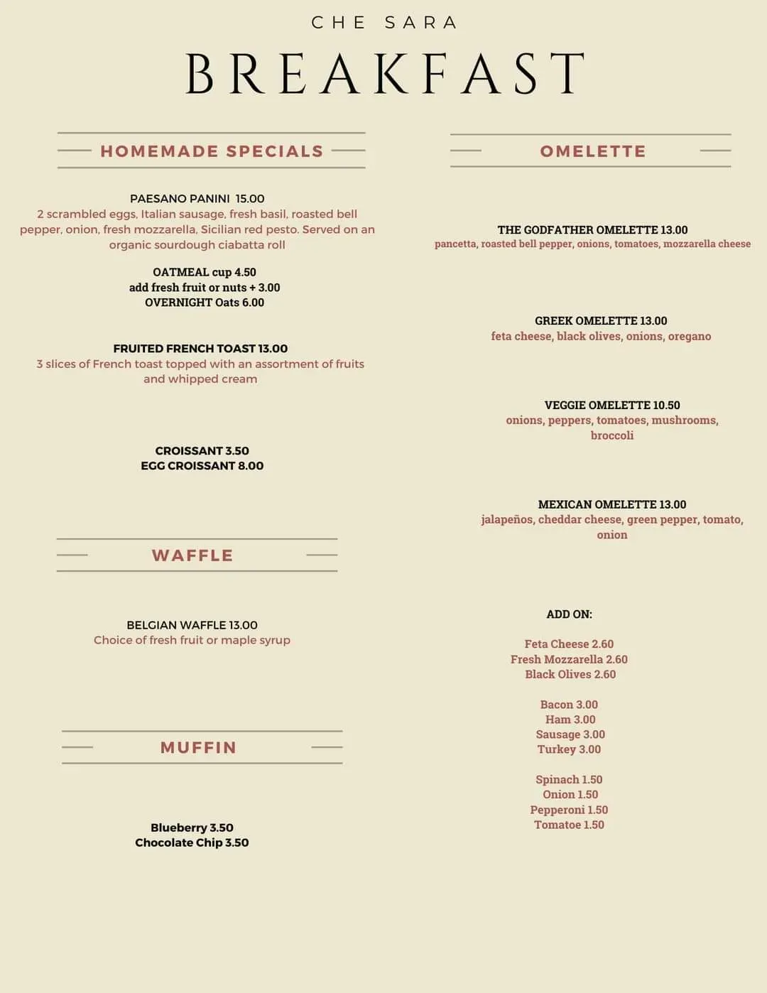 Menu 2