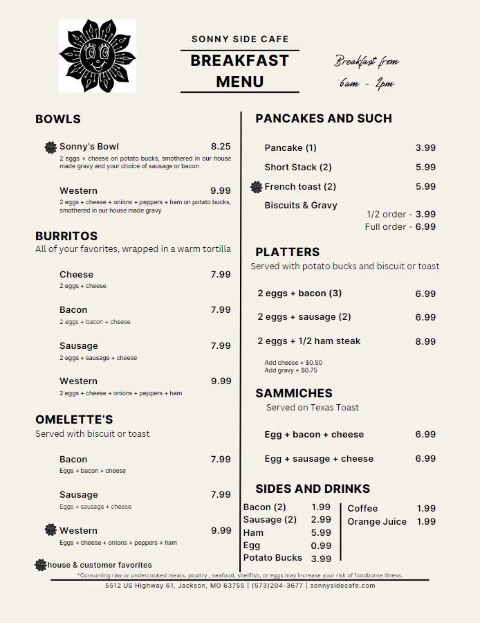 Menu 2