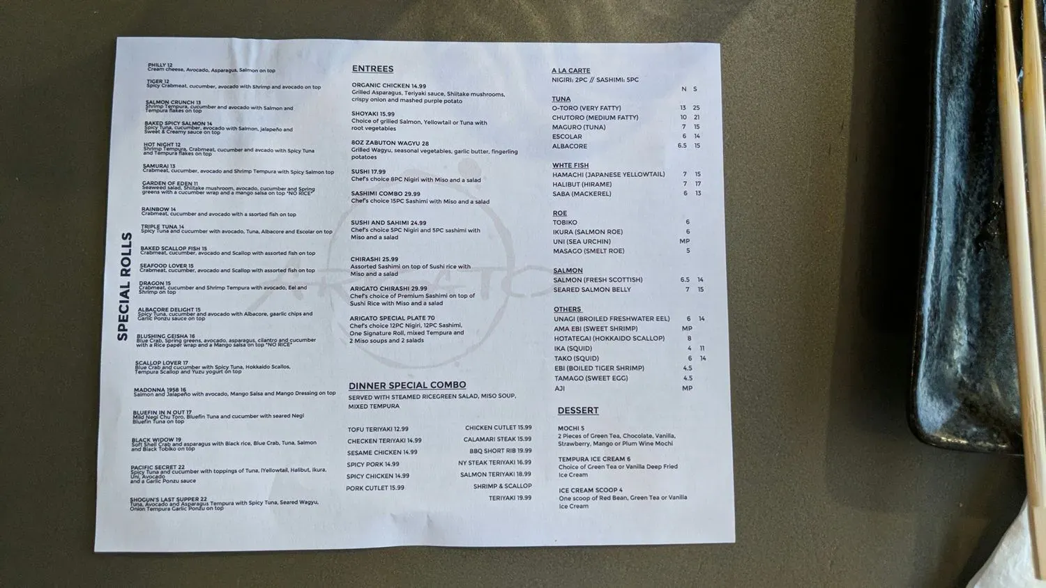 Menu 6