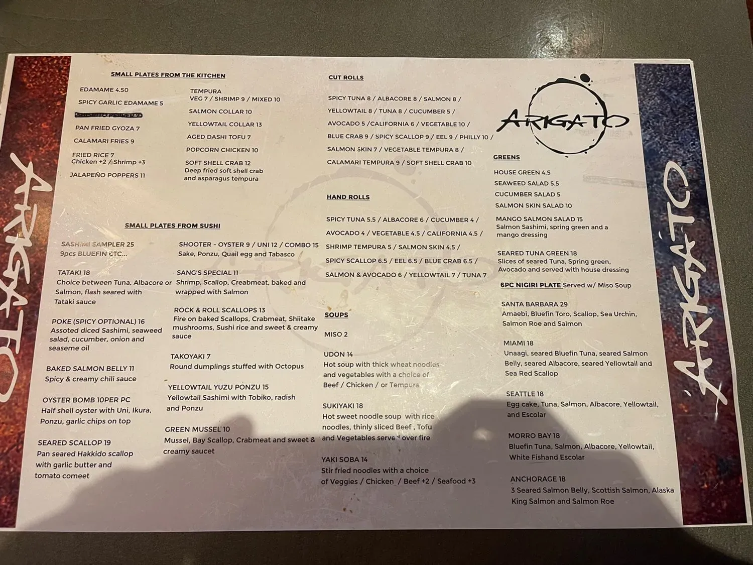 Menu 4