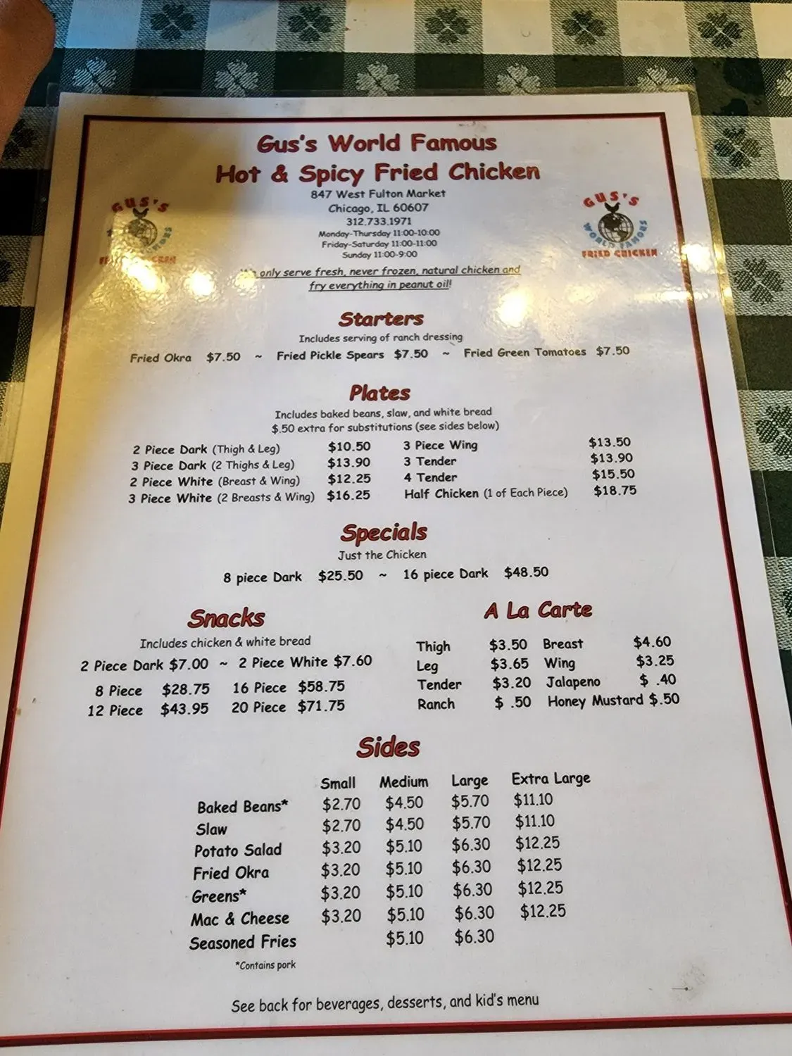 Menu 3