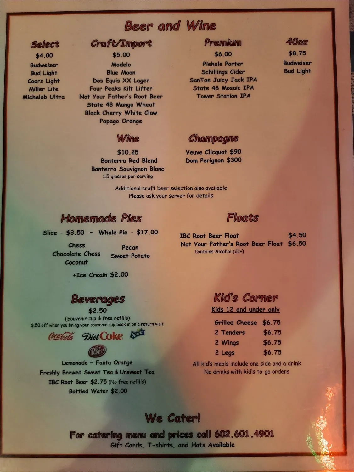 Menu 5