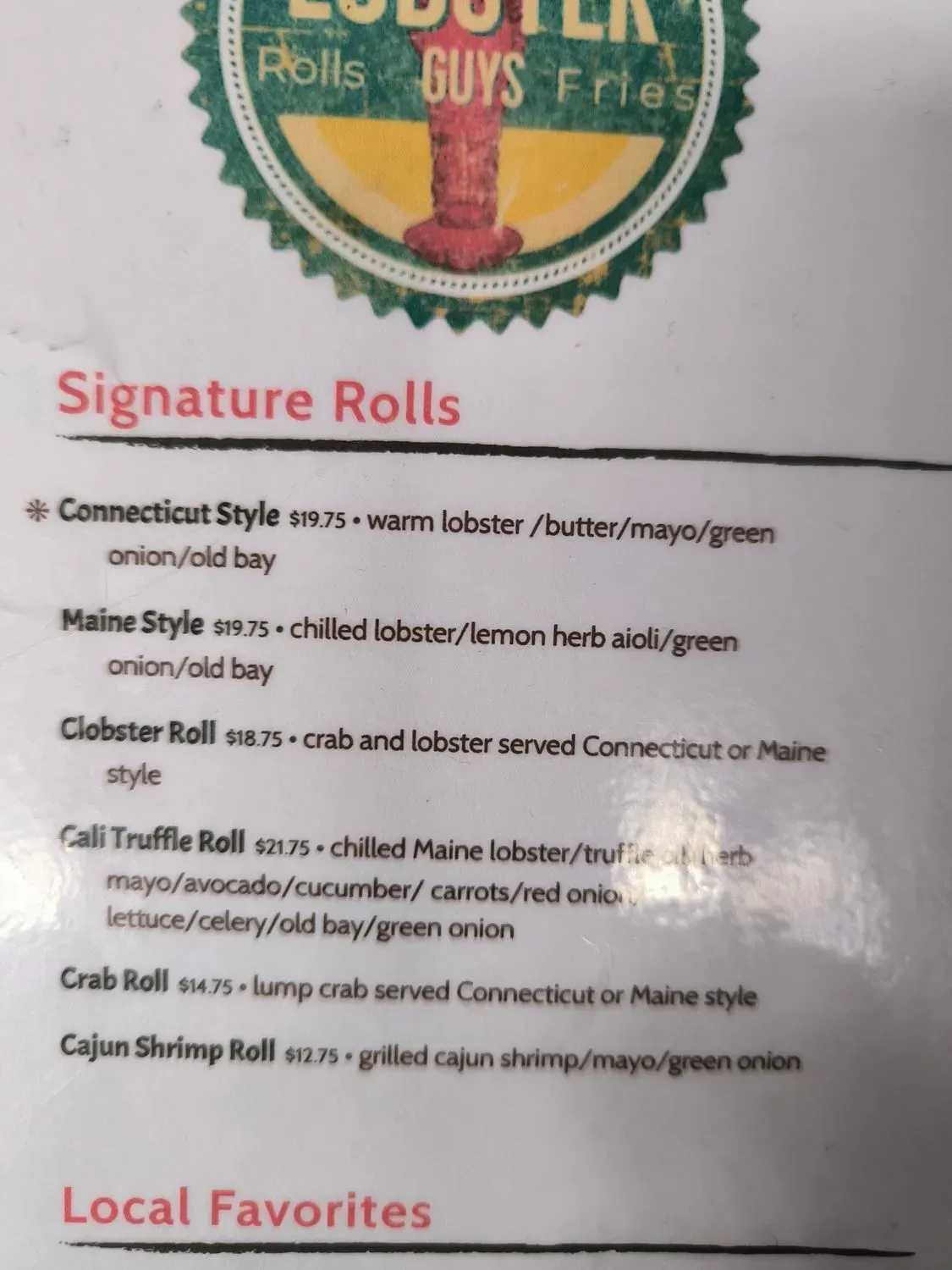 Menu 5