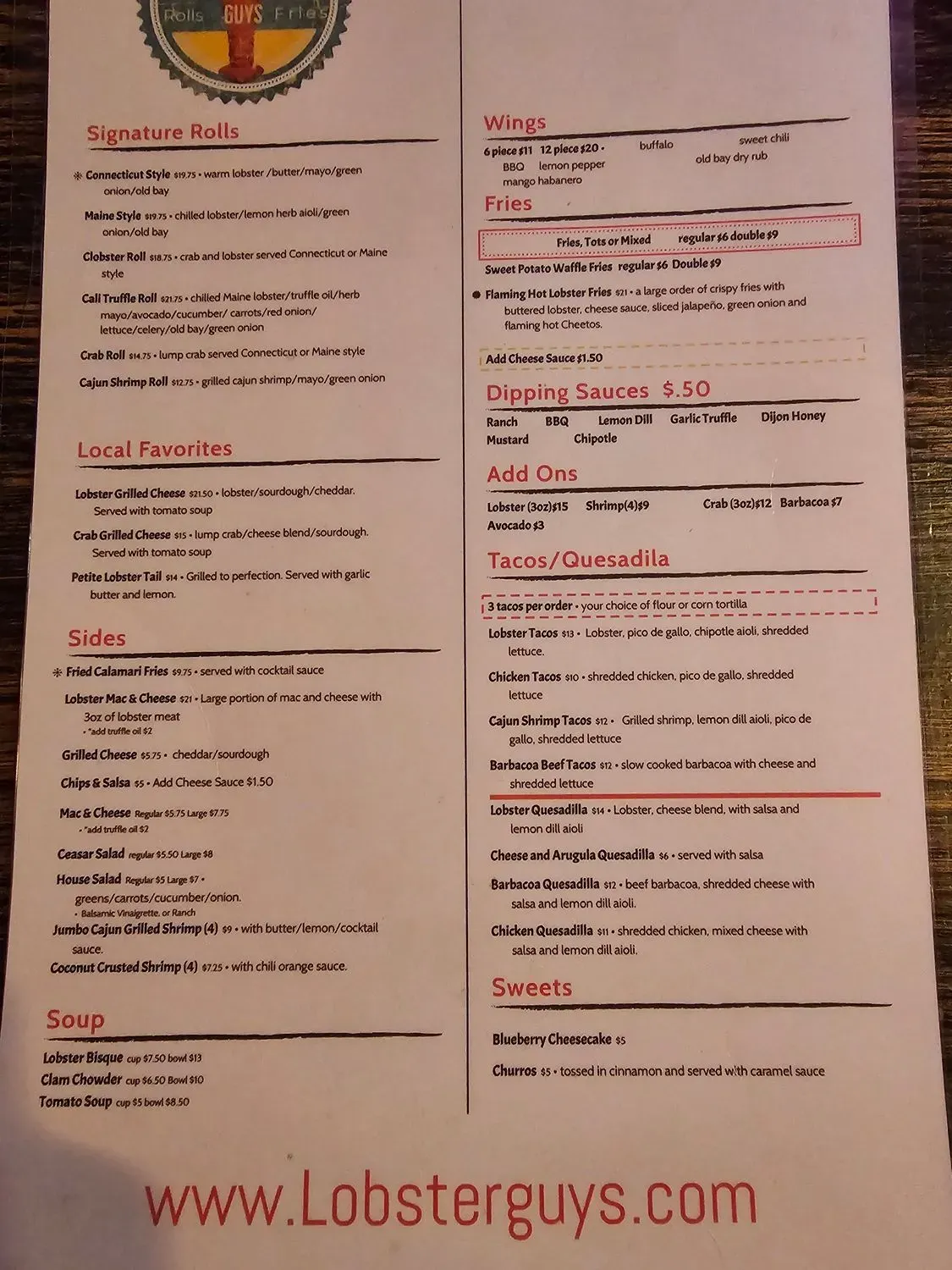 Menu 2