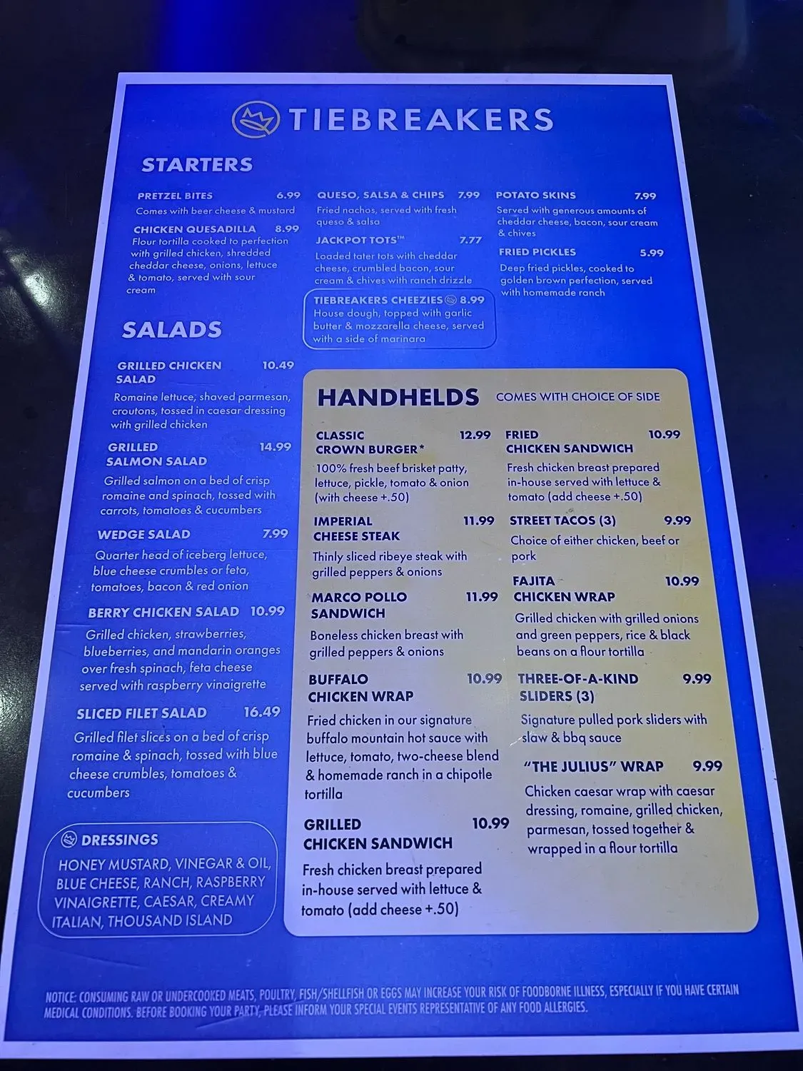 Menu 3