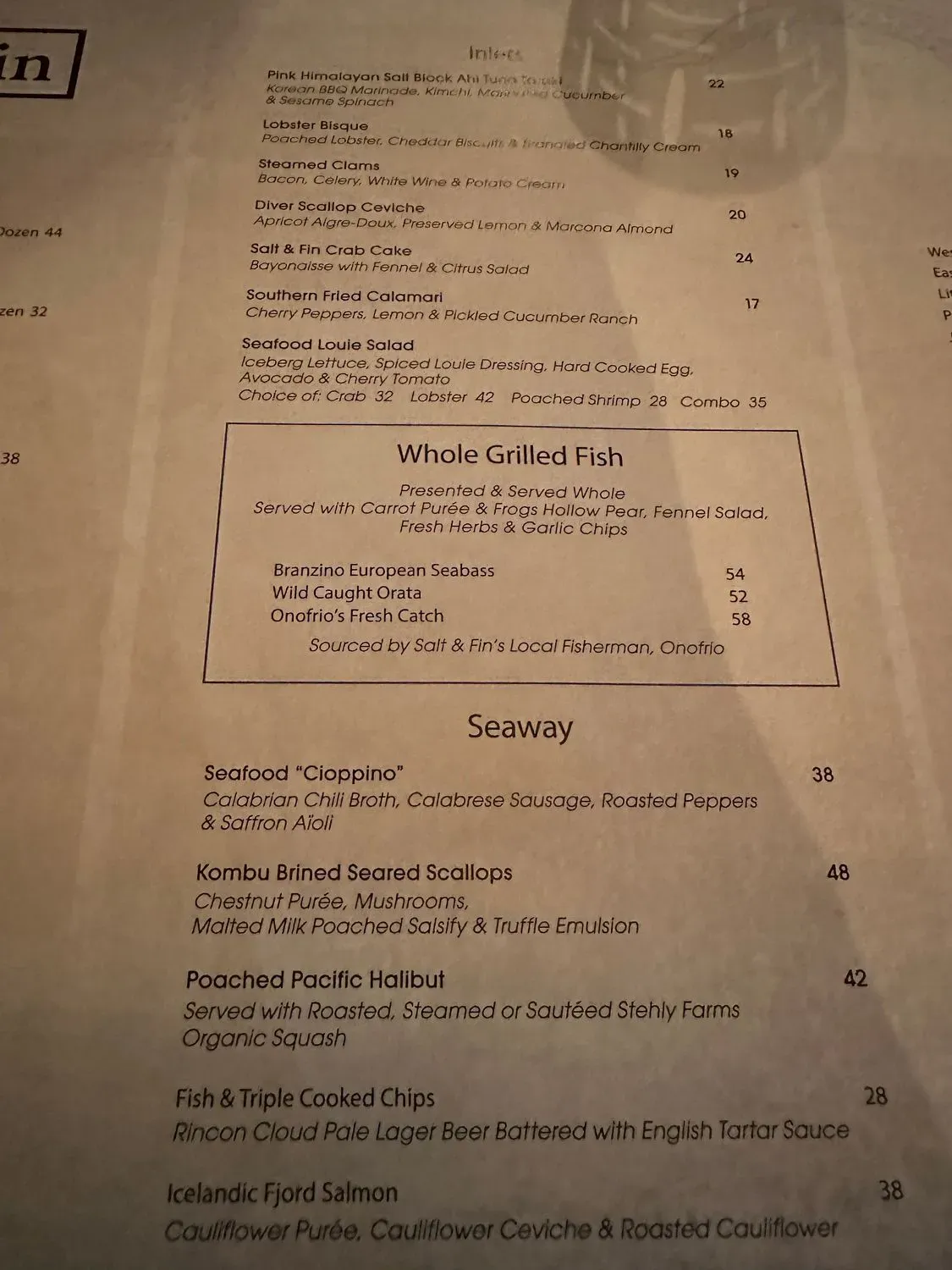 Menu 2