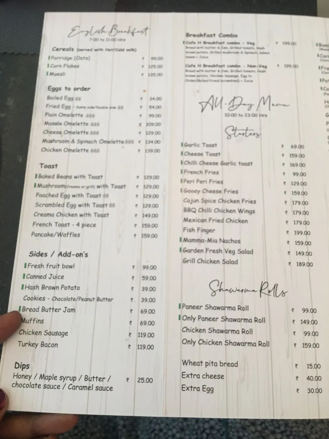 Menu 3