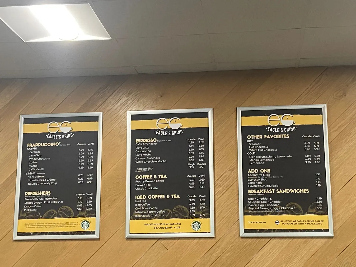 The Eastern Eateries Menu - Updated November 2025