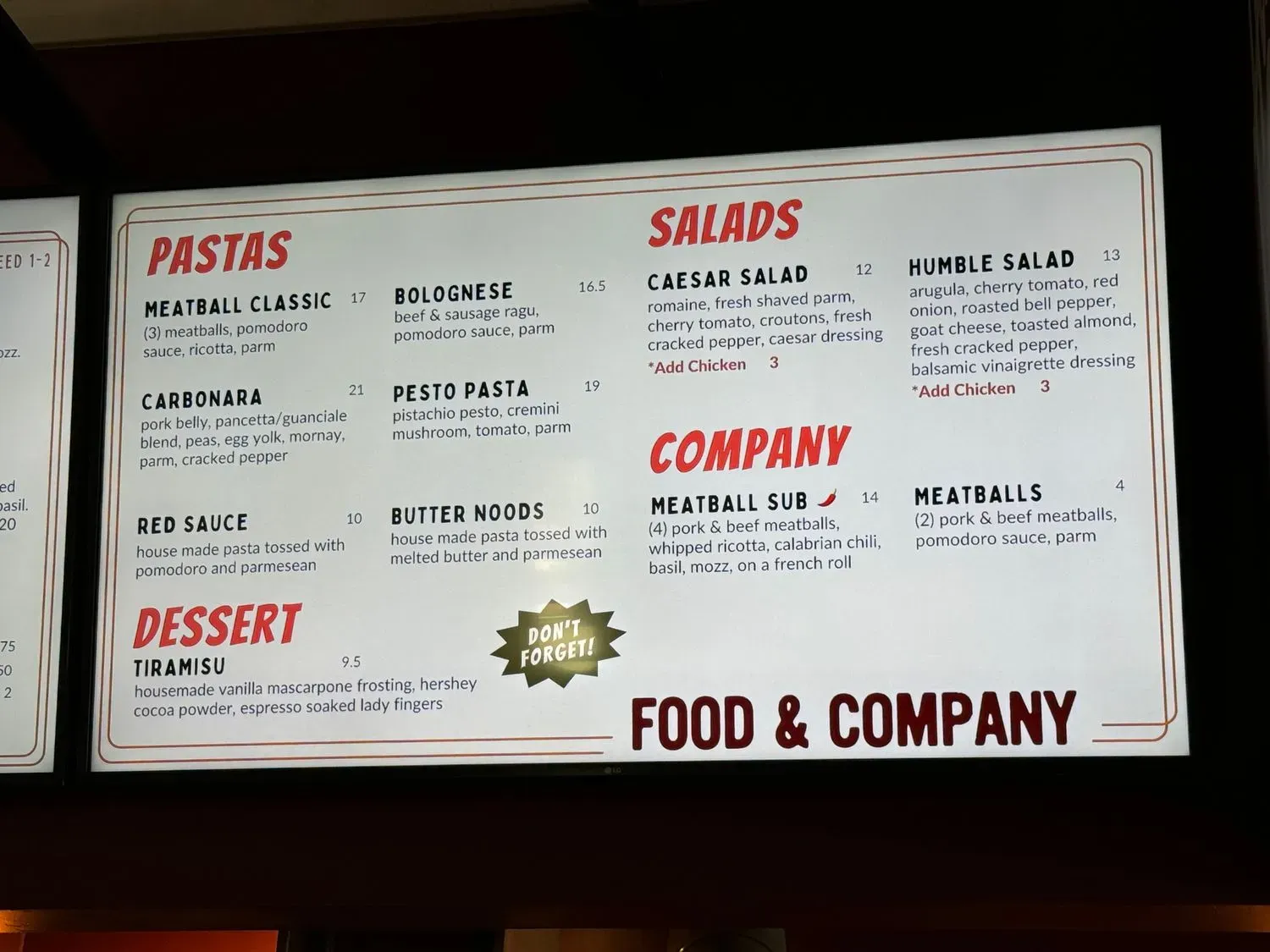 Menu 2