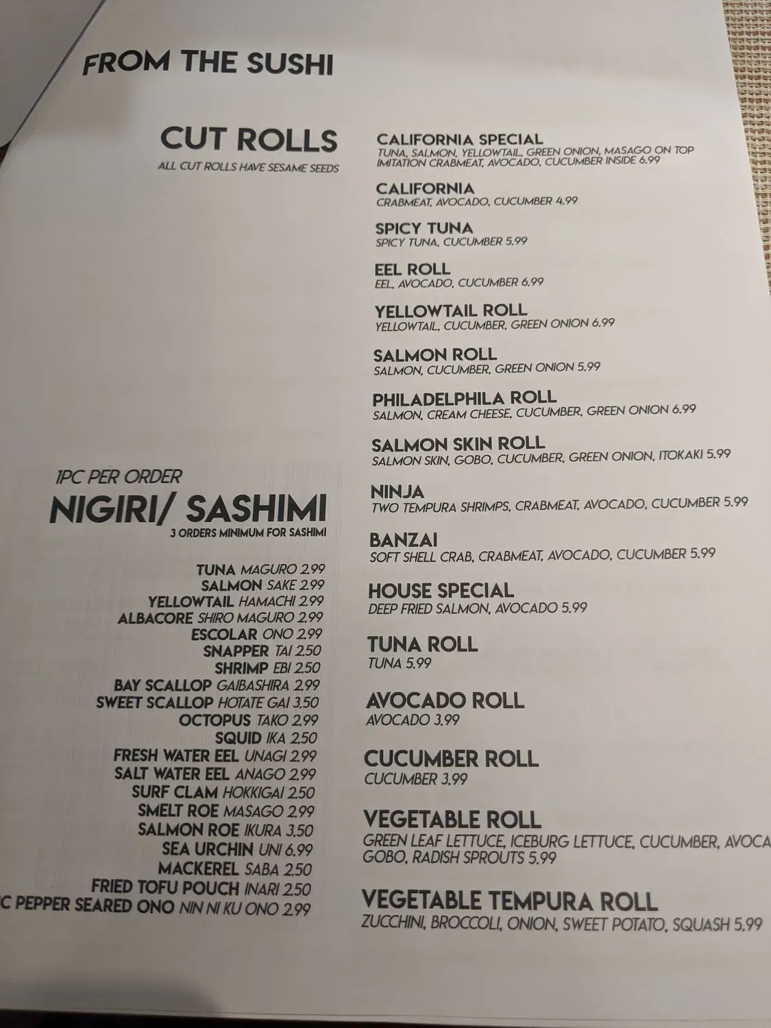 Menu 3