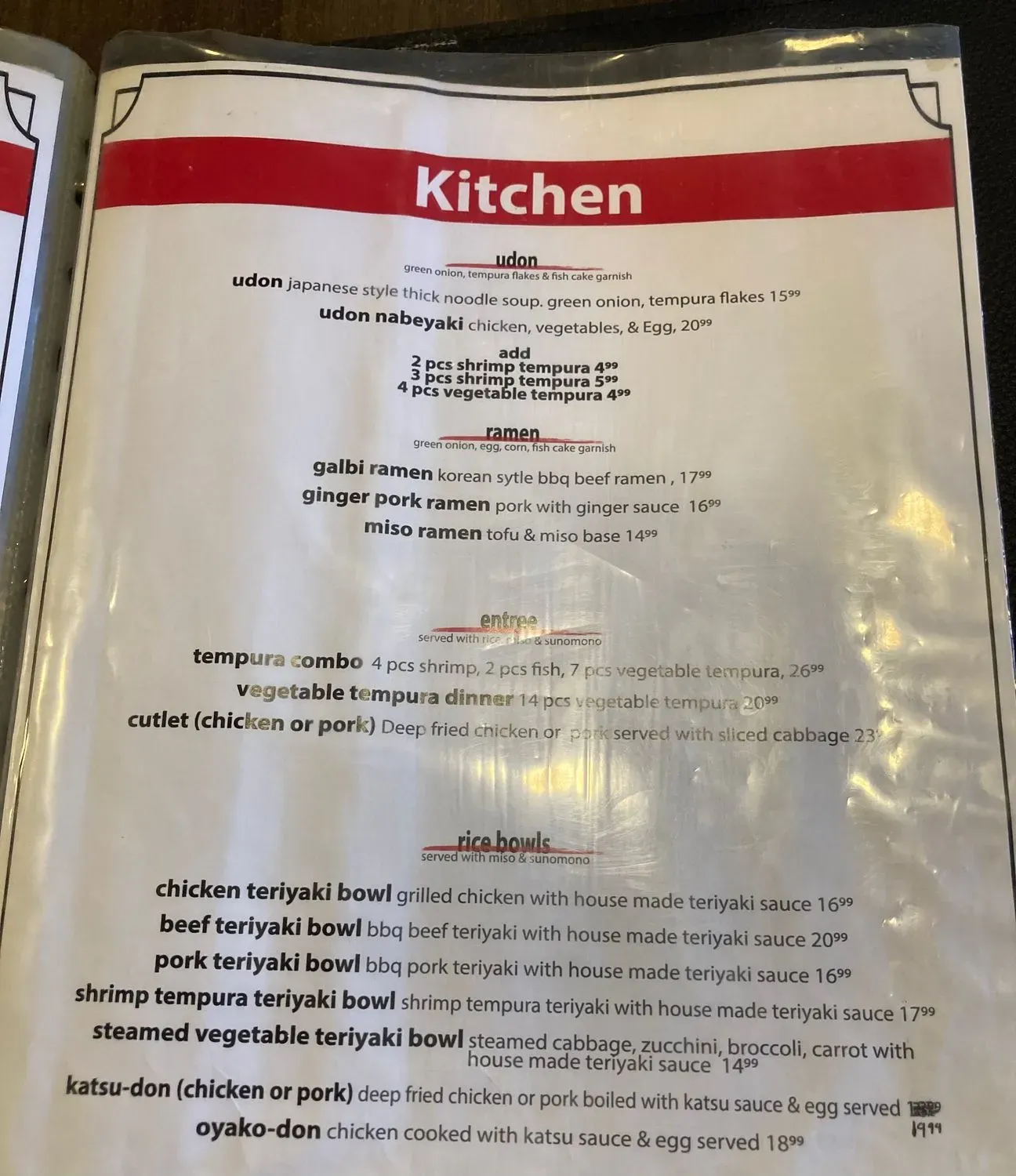 Menu 5