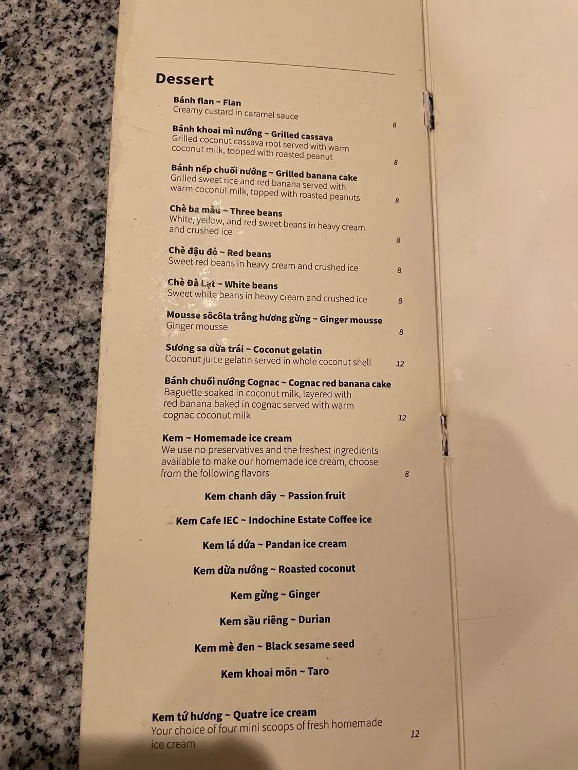 Menu 5