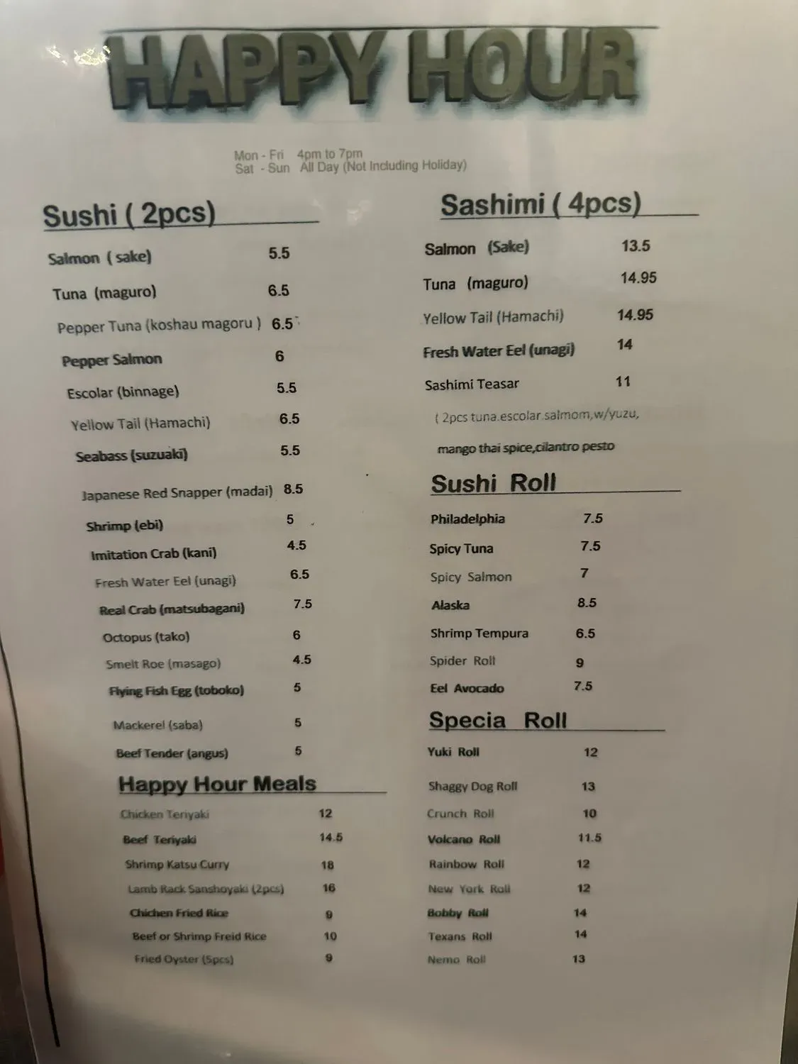 Menu 2