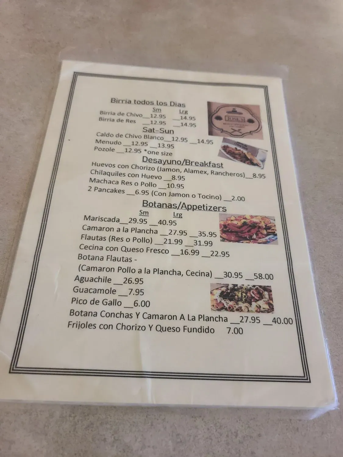 Menu 3