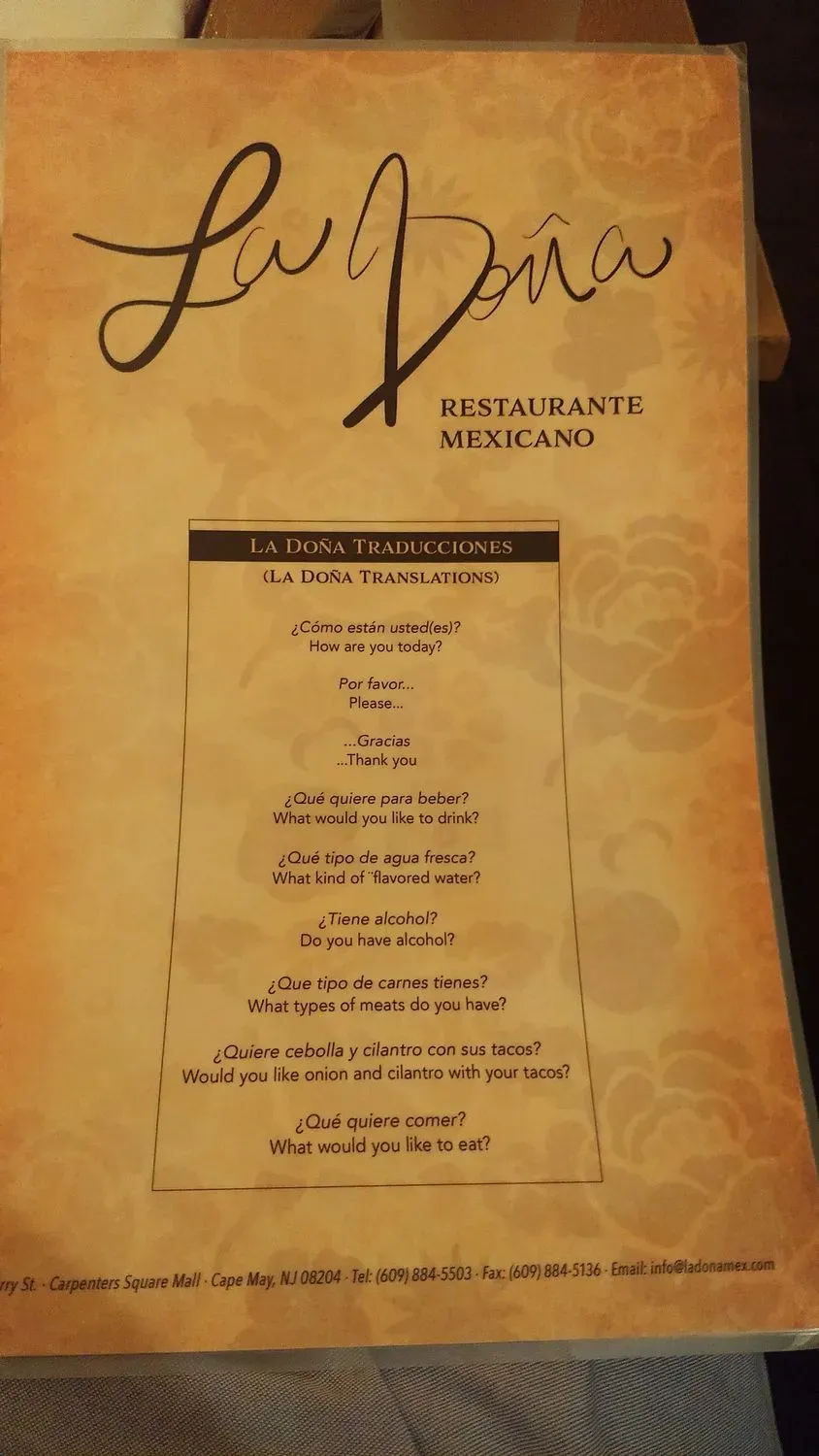 Menu 6