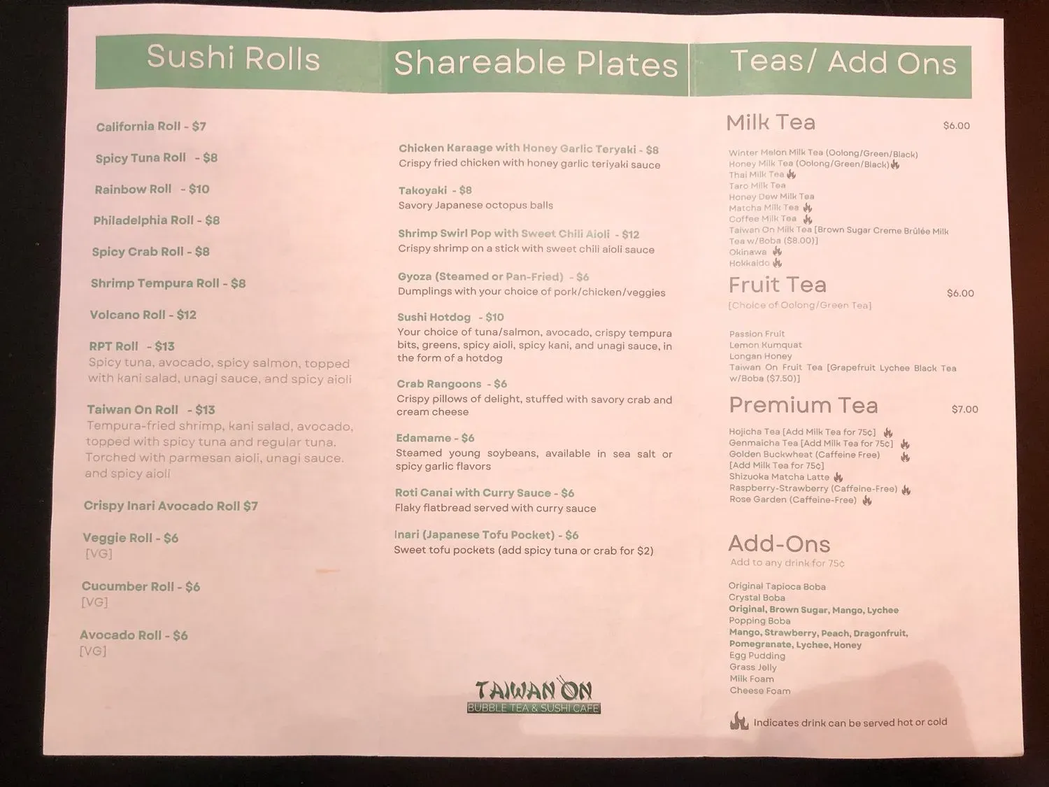 Menu 3