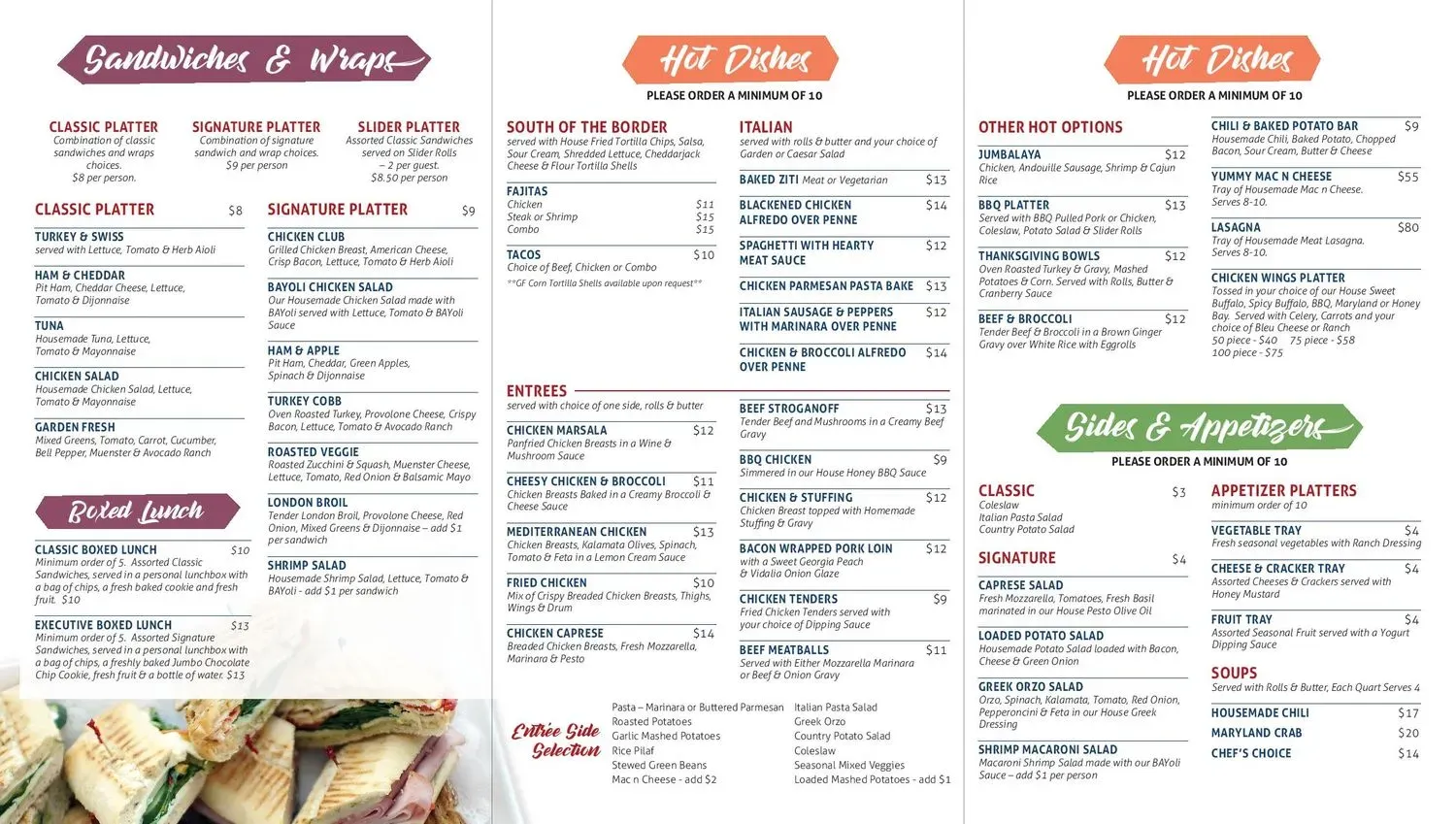 Menu 2