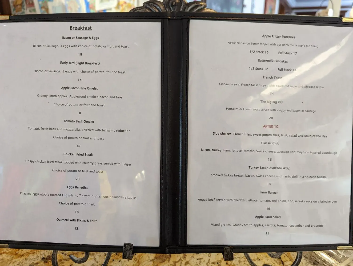 Menu 4