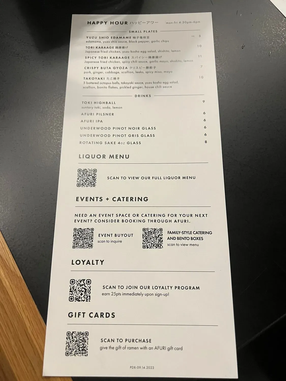 Menu 4