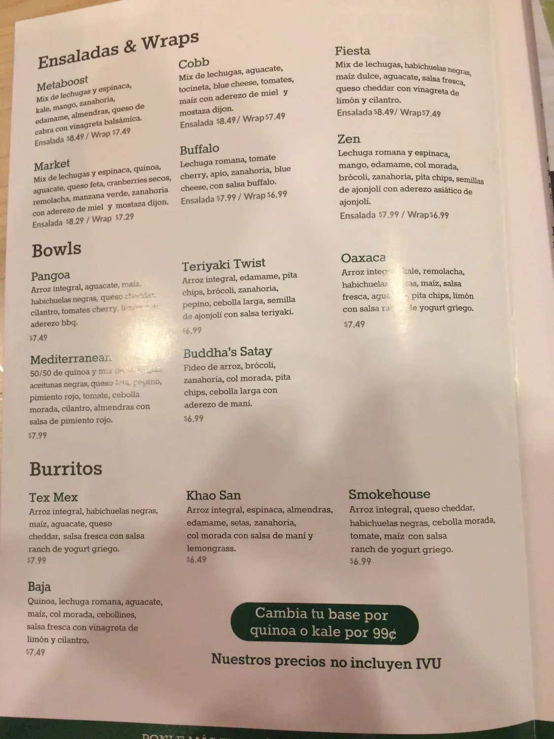 Menu 2