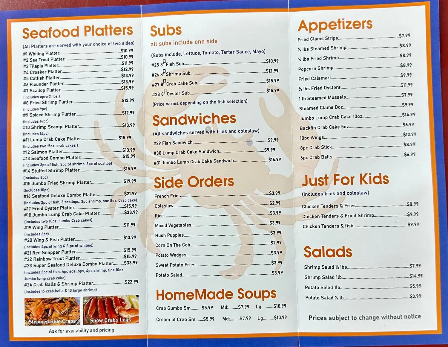 Menu 2