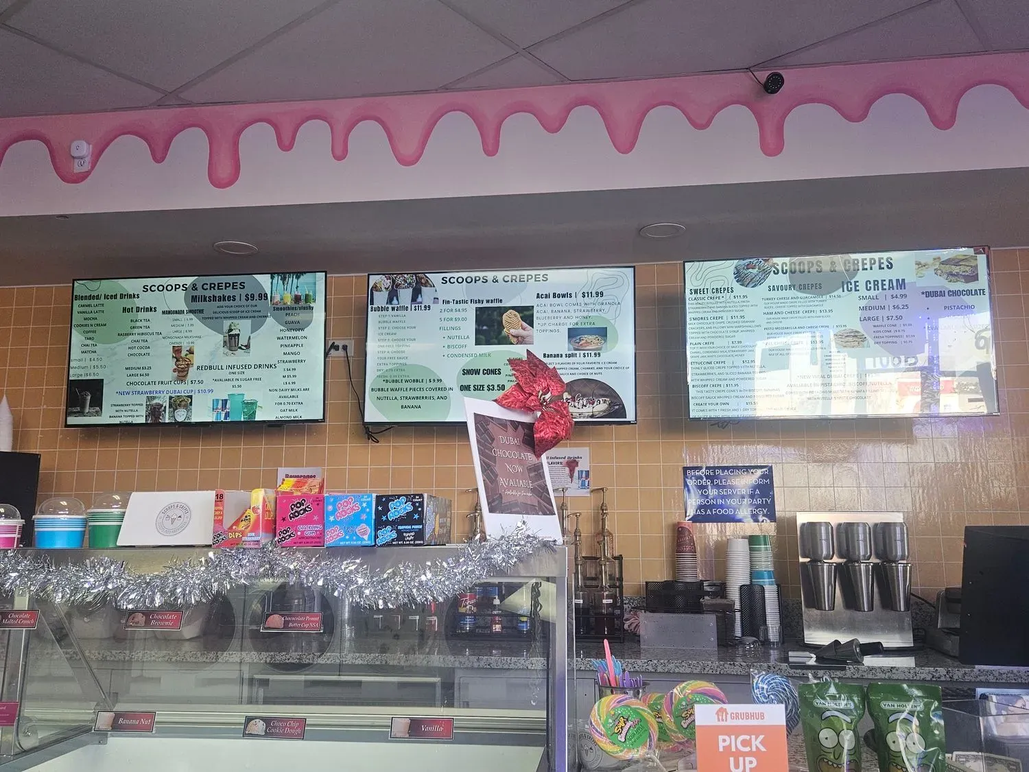Scoops & crepes Menu - Updated November 2025