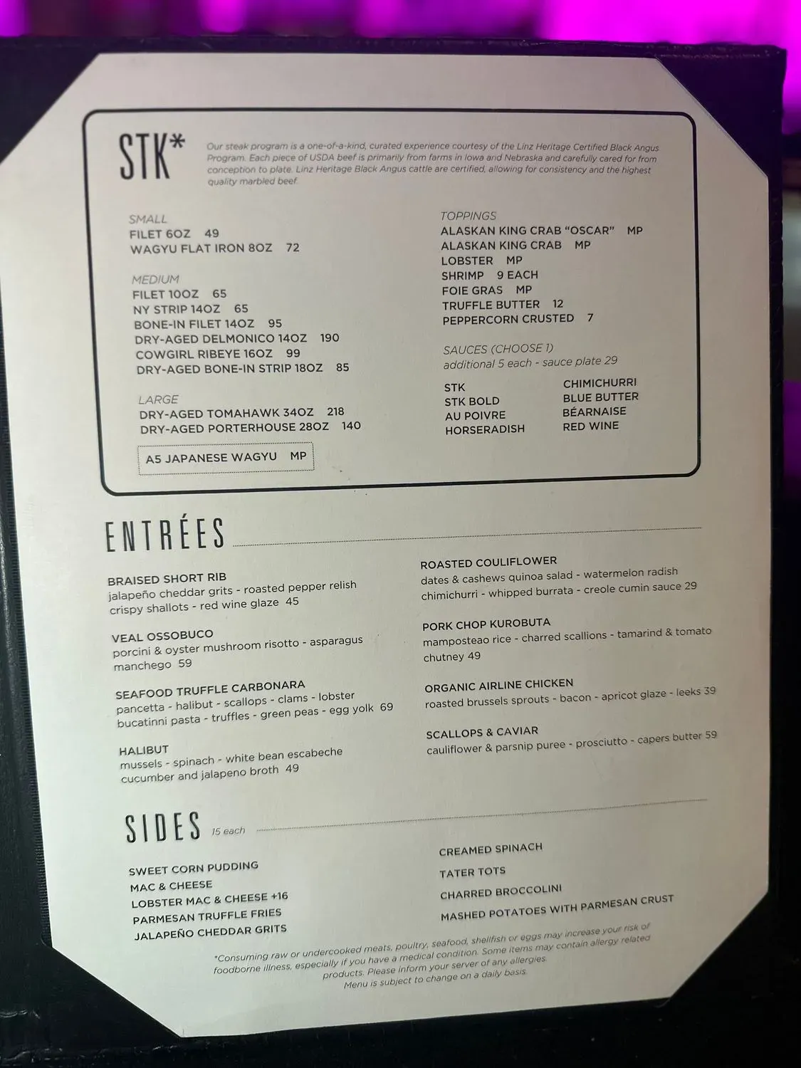 Menu 2